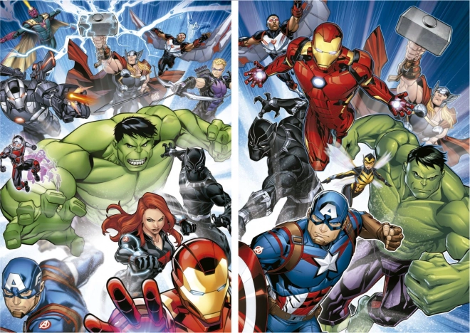 EDUCA Puzzle Avengers 2x100 dílků
