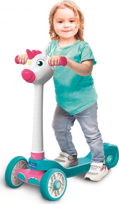 CLEMENTONI BABY Koloběžka Jednorožec