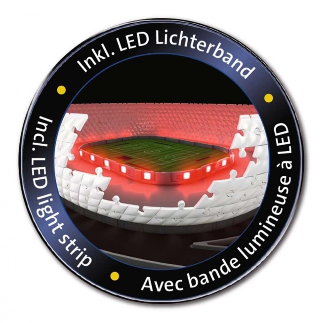 Svítící 3D Puzzle Noční Edice Allianz Arena Mnichov