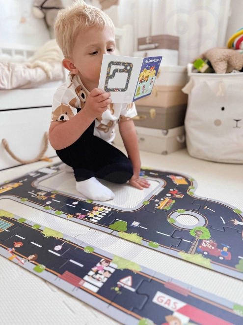 Tooky Toy Autopáska Puzzle