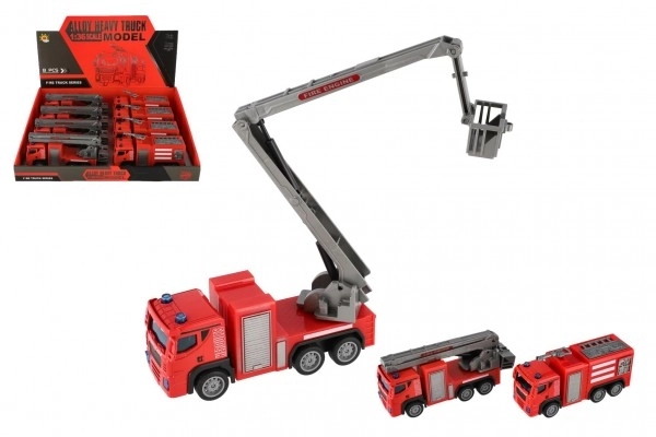 Auto na zpětné natažení Hasiči plast 14 cm