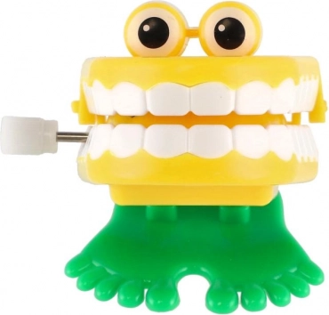 Skákací natahovací zuby 5 cm, různé barvy