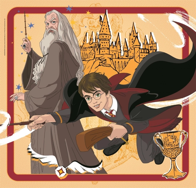 Puzzle Square: Harry Potter, 3x48 dílků