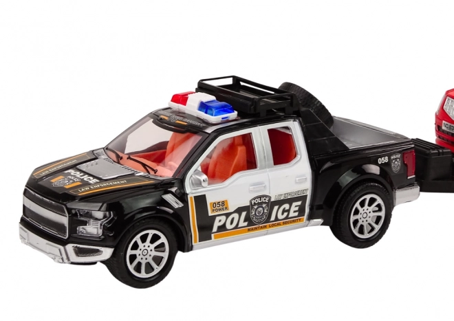 Policejní auto Pickup Off-road Přívěs Policejní souprava