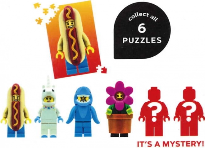 Chronicle Books LEGO® Tajemná minifigurka 126 dílků – červená edice