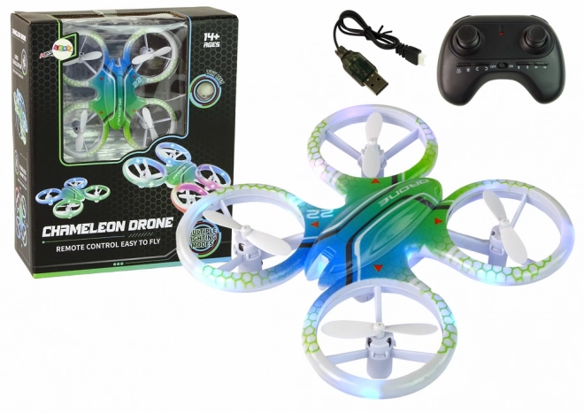 Dálkově ovládané světlo Drone barevné