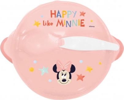 Miska s přísavkou a víčkem Minnie