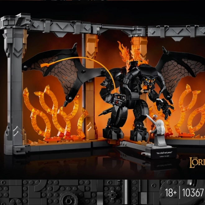 LEGO Icons Knižní zarážka: Pán prstenů – Balrog