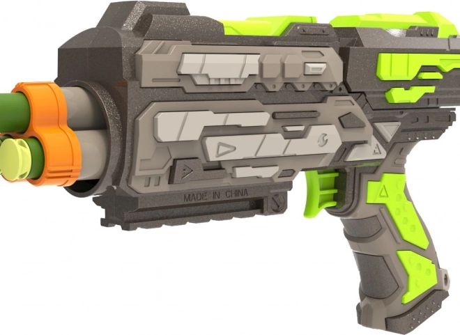 Pěnová pistole se 6 náboji, 21 cm