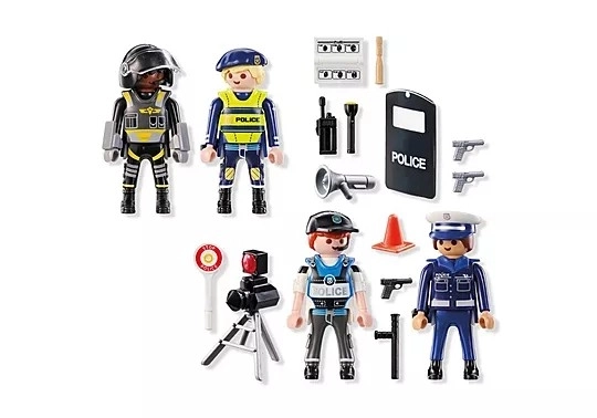 Akční hrdinové – sada policejních figurek