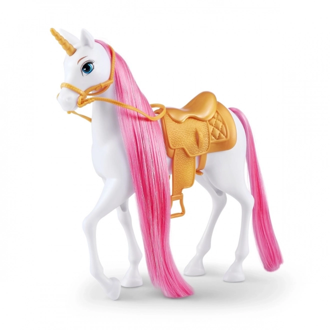 ZURU Sparkle Girlz princezna s kočárem a jednorožcem