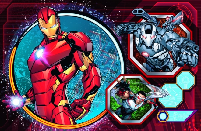 Minipuzzle Avengers 54 dílků v krabičce