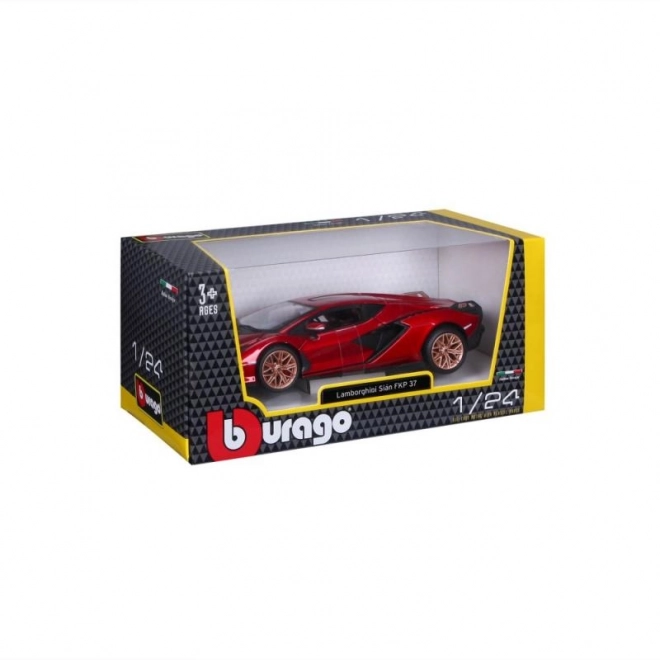 Model auta Lamborghini Sián FKP 37 1:24 červený