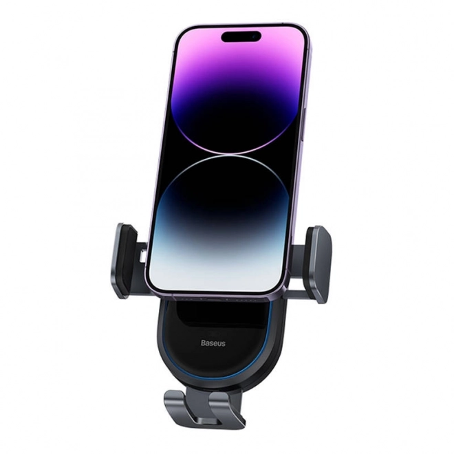 Držák do auta s indukční nabíječkou Baseus LightChaser (černý)