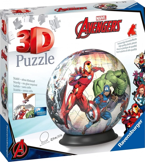 Puzzle-Ball Marvel: Avengers 72 dílků