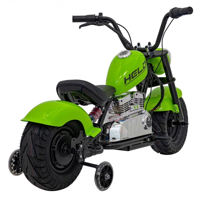 Chopper Warrior Zelený motocykl