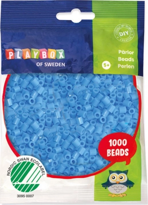Playbox zažehlovací korálky světle modré 1000 ks