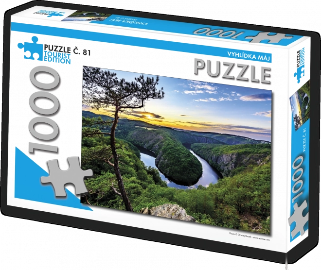 Puzzle Vyhlídka Máj 1000 dílků turistická edice