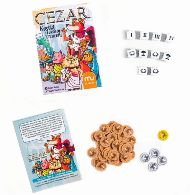 Hra Caesar. Kostky byly vrženy