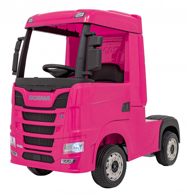 Dětský automobil Scania R-SERIE na baterie - Růžová