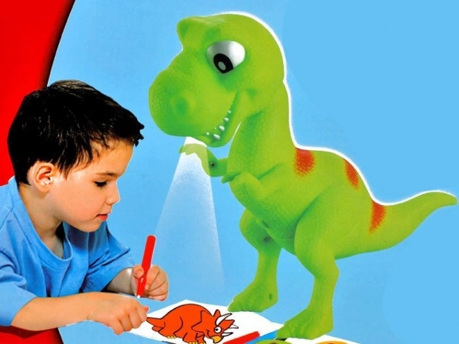Dinosaurus T-rex projektor