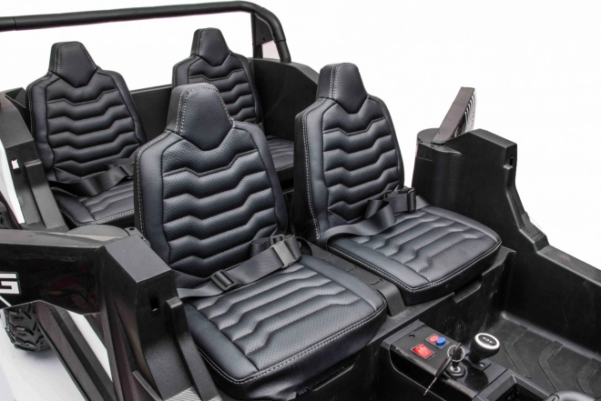 Čtyřmístná bugina ATV RACING UTV2000 s li-ion baterií – červená