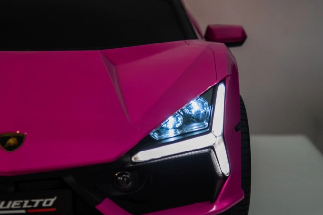 Růžový děti elektrické auto Lamborghini Revuelto XL