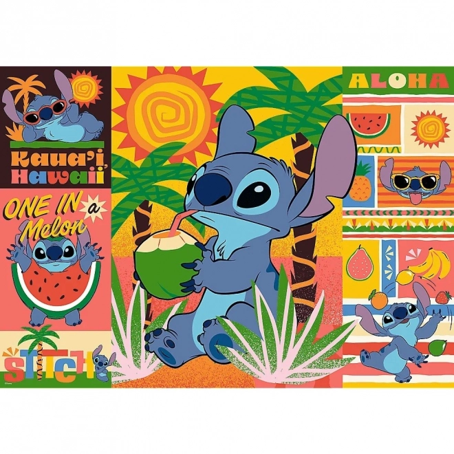 Puzzle 500 dílků Prázdniny se Stitchem Lilo a Stitch