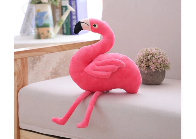 Plyšový maskot Pink Flamingo 25 cm
