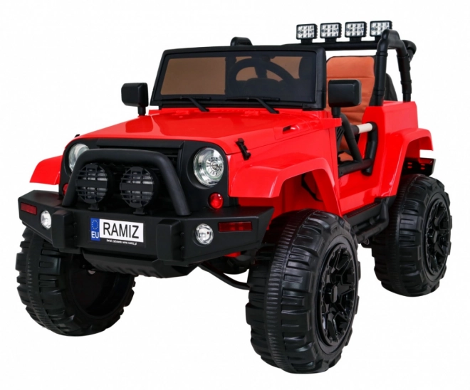 Dětské elektrické auto RAMIZ All Terrain Jeep červené