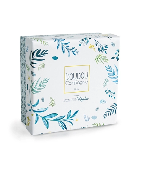 Doudou dárková sada - Sada prvních botiček s chrastítky