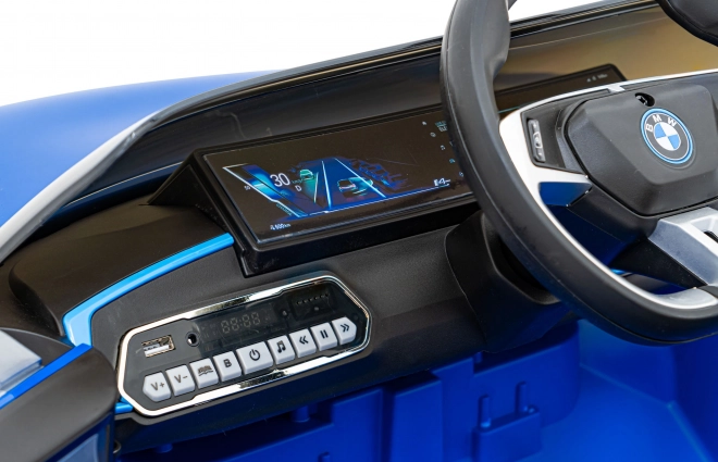 Dětské auto na baterii BMW i4 – Modré