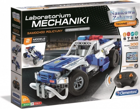Vědecká stavebnice RC policejní auto