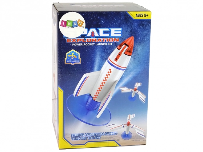 Raketomet Létající nabíječka bílá 21 cm