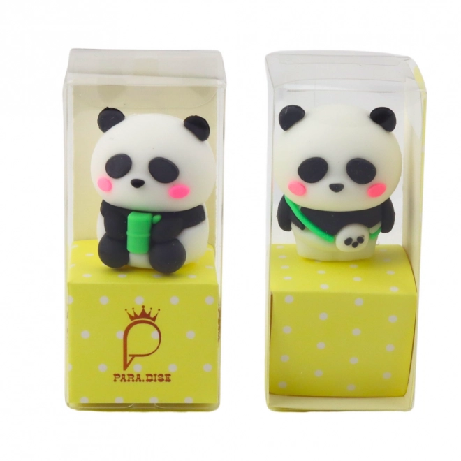 Strouhátko panda na tenké pastelky a tužky
