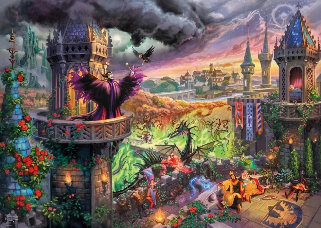 Puzzle Zloba královna černé magie 1000 dílků
