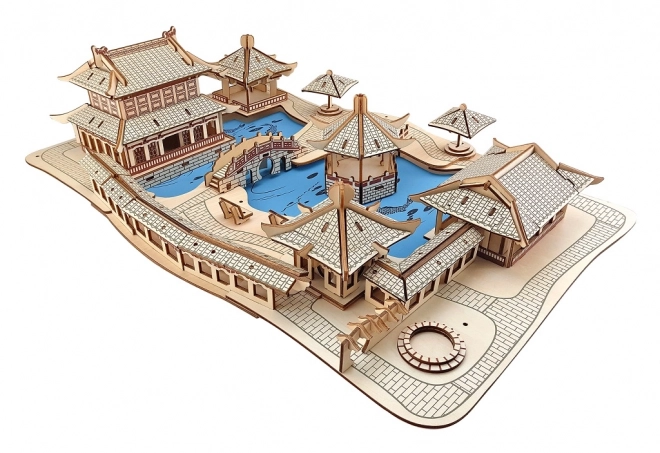Dřevěné 3D puzzle Zahrady Suzhou