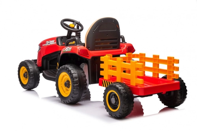 Bateriový traktor BBH-030 červený