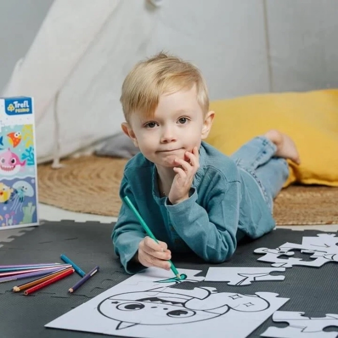 Obří puzzle Baby Shark pro malé děti
