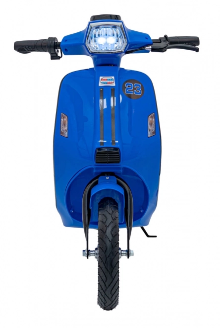 Dětský elektrický skutr Retro 23 modrý