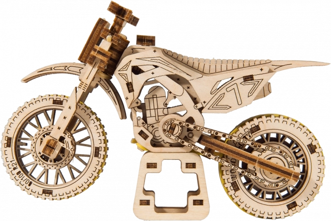 Dřevěné 3D puzzle - MotoCross
