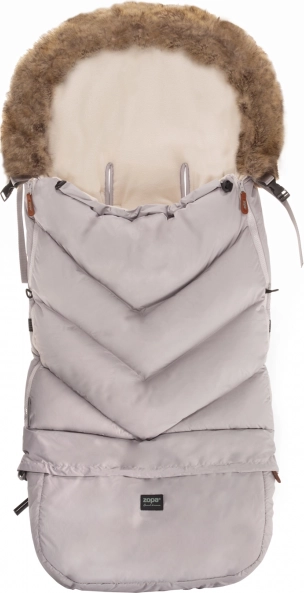 zimní fusak Fluffy Combi Foggy Grey