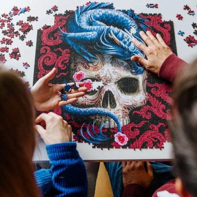 Puzzle 1000 dílků Orientální drak Anne Stokes