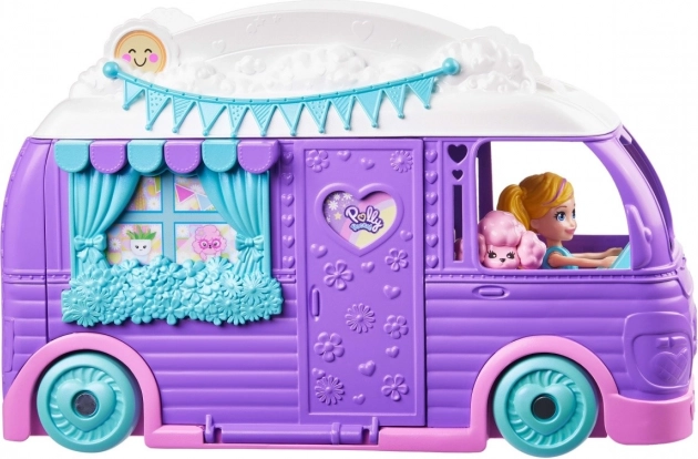 Polly Pocket Glampingový Van s Panenkou