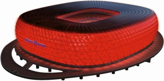 Stavebnice Allianz Arena noční edice s LED osvětlením