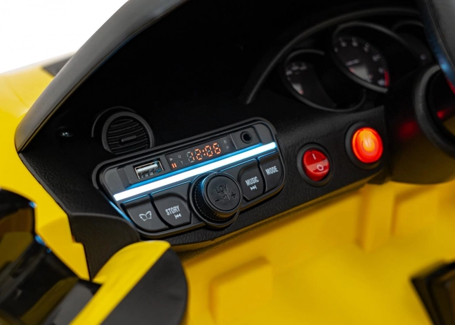 Dětské auto Porsche 718 – Žluté