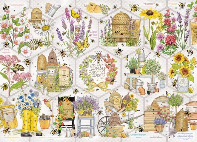 COBBLE HILL Puzzle Pilný jako včela 500 dílků