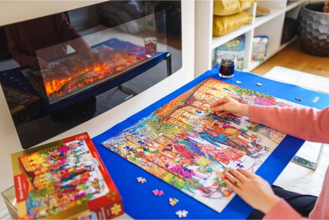 Gibsons Puzzle Limitovaná Vánoční Edice Zimní Říše Zázraků 1000 Dílů