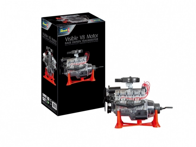 Model motoru V8 viditelný 1:4
