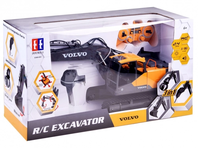 Koparka na dálkové ovládání 3v1 VOLVO